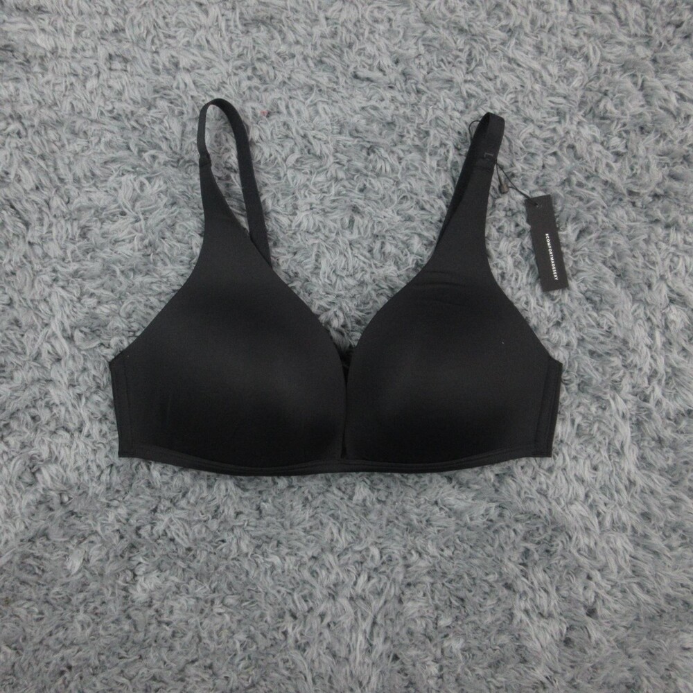 Lounge Bra Womens Medium Non-Wire Plunge T-Shirt Wireless Padded Seamless NWT